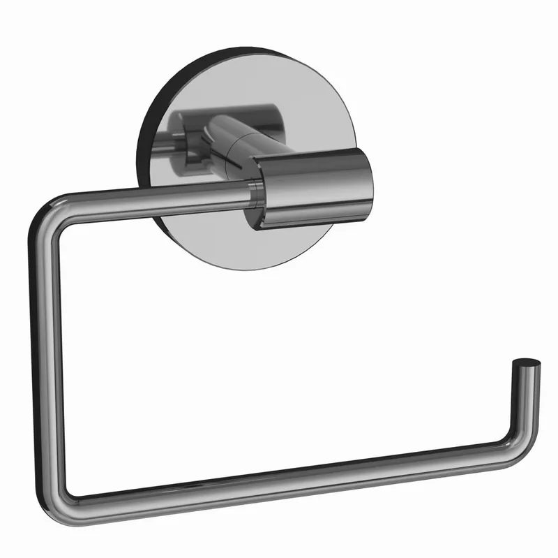 Jaquar Black Chrome Toilet Roll Holder in Black Chrome