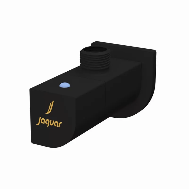 Jaquar Black Matt Alive Wall Mounted Stop Valve in Black Matt