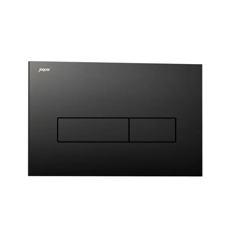 Jaquar Black Matt Kubix Prime Control Plate in Black Matt