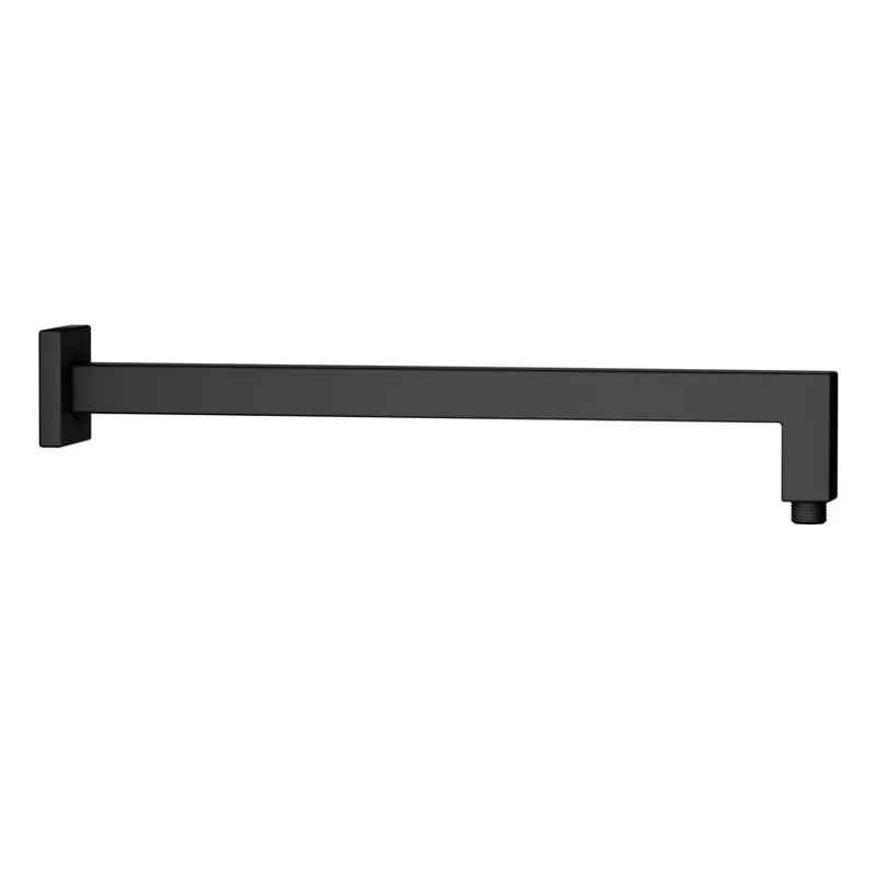 Jaquar Black Matt Kubix Prime Square Shower Arm (400mm) in Black Matt