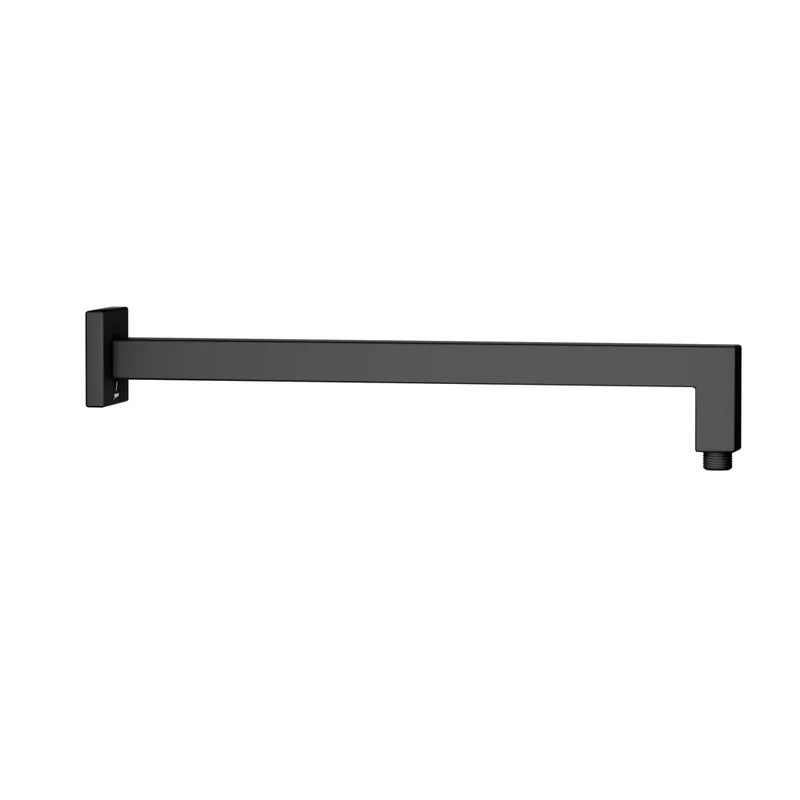 Jaquar Black Matt Kubix Prime Square Shower Arm (600mm) in Black Matt