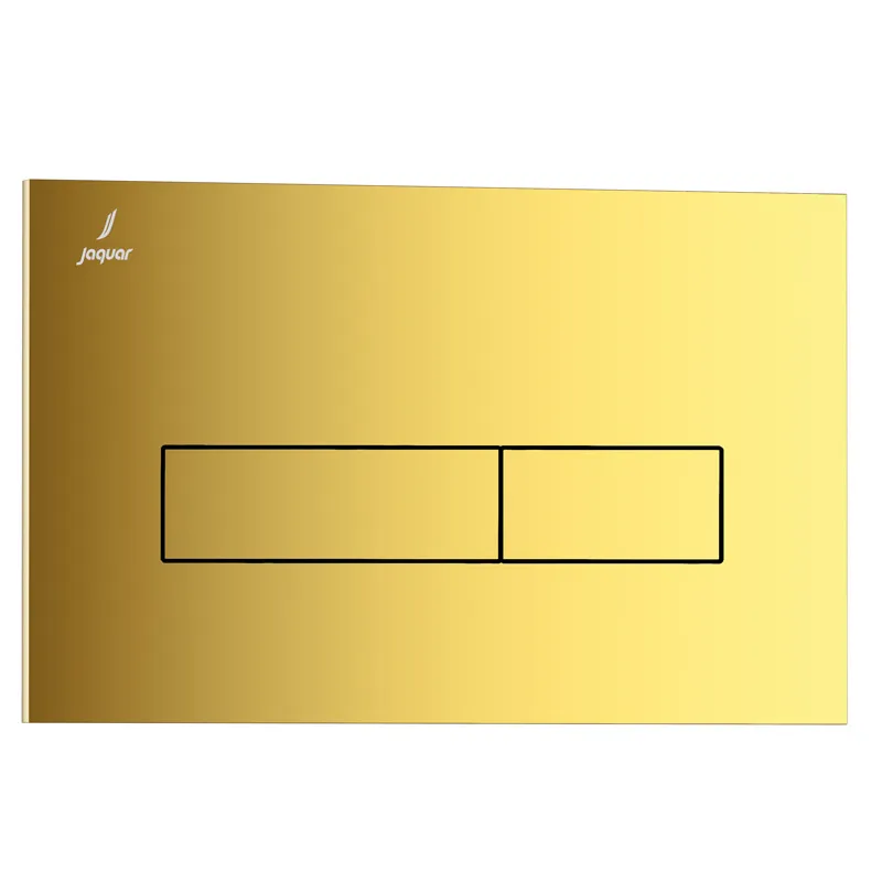 Jaquar Gold Bright PVD Kubix Prime Control Plate in Gold Bright