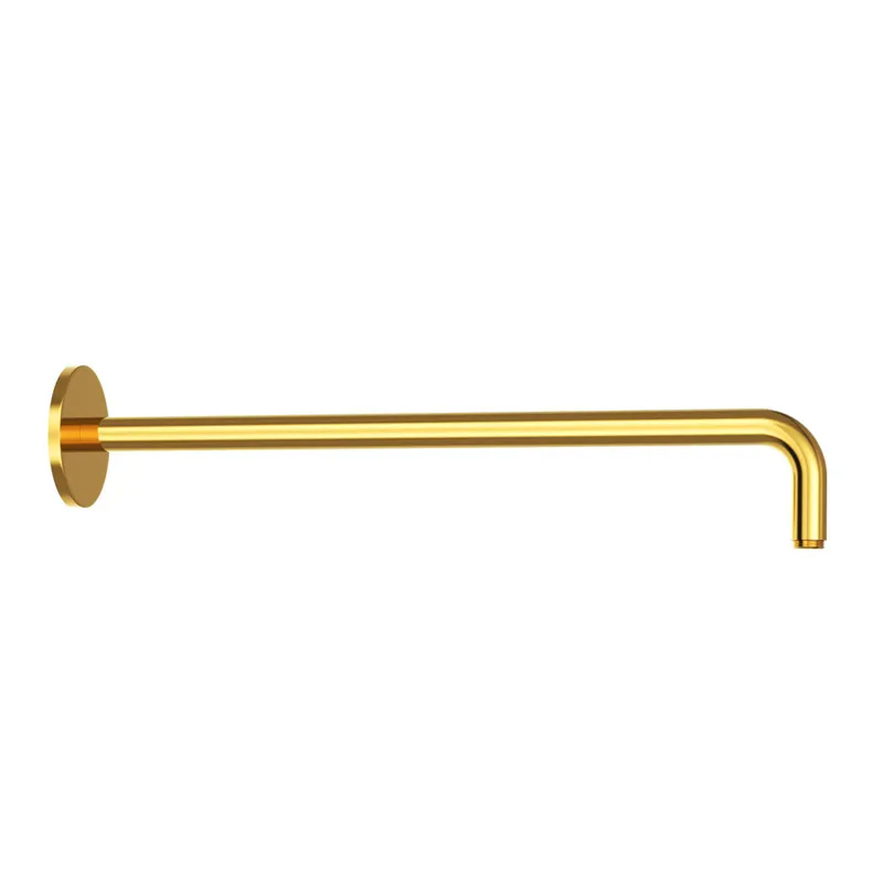 Jaquar Gold Bright PVD Opal Prime Round Shower Arm in Gold Bright