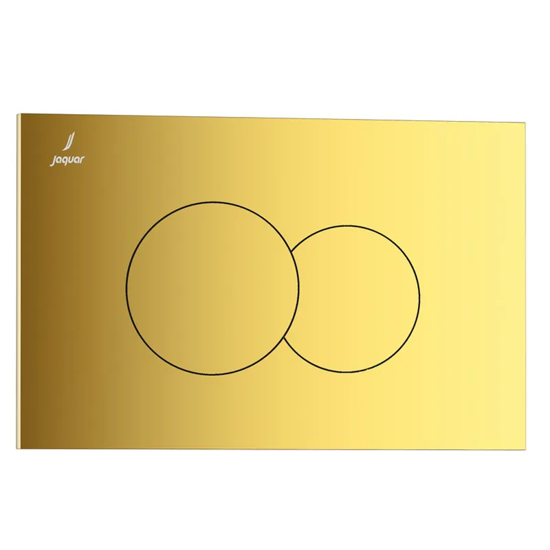 Jaquar Gold Bright PVD Opal Prime Toilet Flush Plates in Gold Bright
