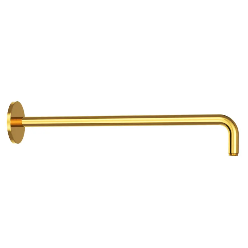 Jaquar Gold Bright PVD Round Shower Arm Stainless Steel in Gold Bright