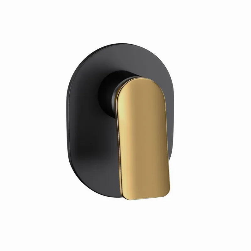 Jaquar Gold Matt PVD | Black Matt Laguna Manual Single outlet Mixer in Gold Matt PVD | Black Matt