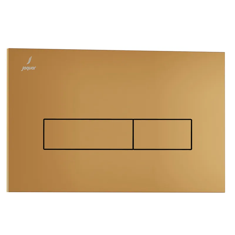 Jaquar Gold Matt PVD Kubix Prime Control Plate in Gold Matt