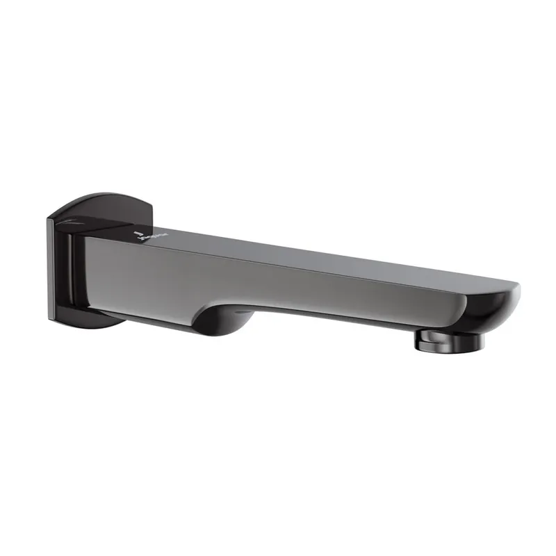 Jaquar Kubix Black Chrome Prime Bath Spout 15mm inlet in Black Chrome