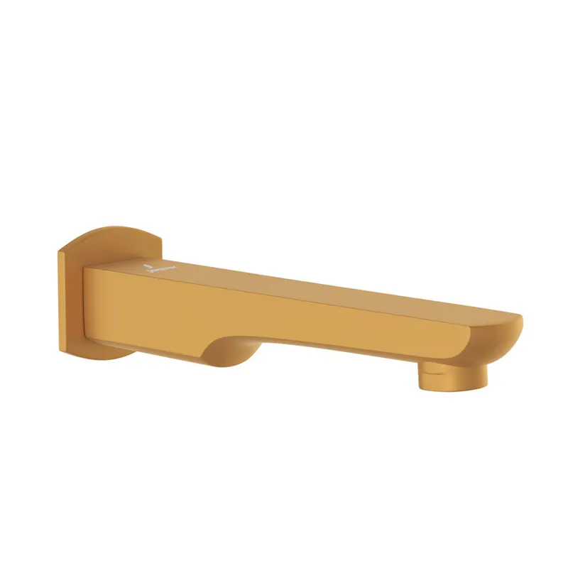 Jaquar Kubix Gold Matt PVD Prime Bath Spout 15mm inlet in Gold Matt