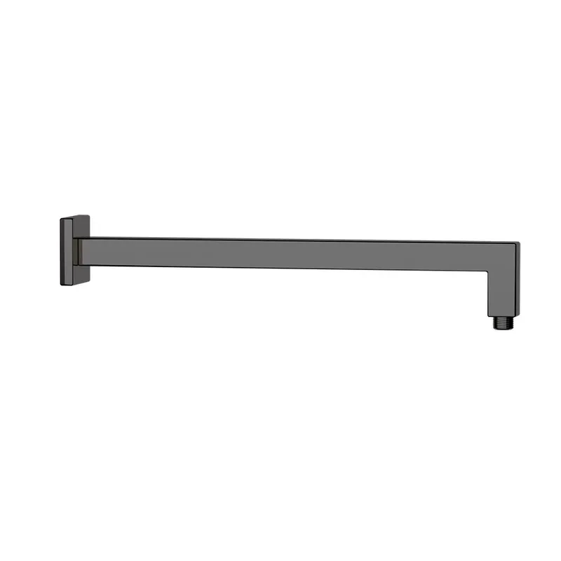 Jaquar Black Chrome Kubix Prime Square Shower Arm (600mm) in Black Chrome