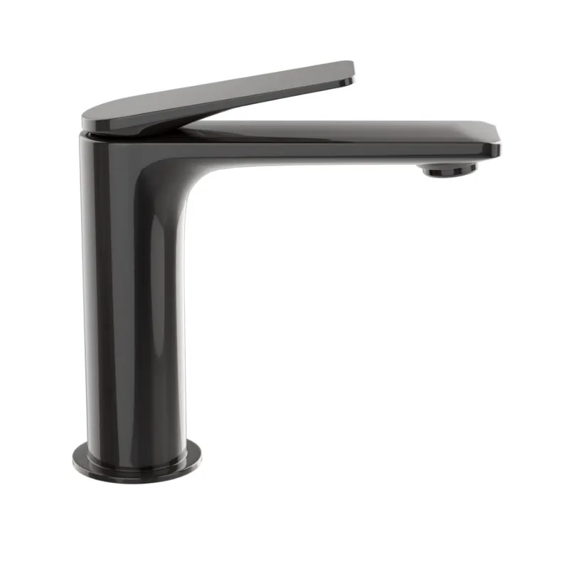 Jaquar Laguna Black Chrome Single Lever Extended Basin Mixer in Black Chrome