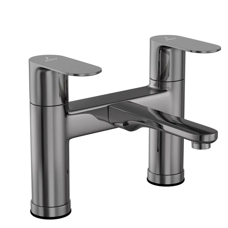 Jaquar Opal Black Chrome Prime H Type Bath Filler in Black Chrome
