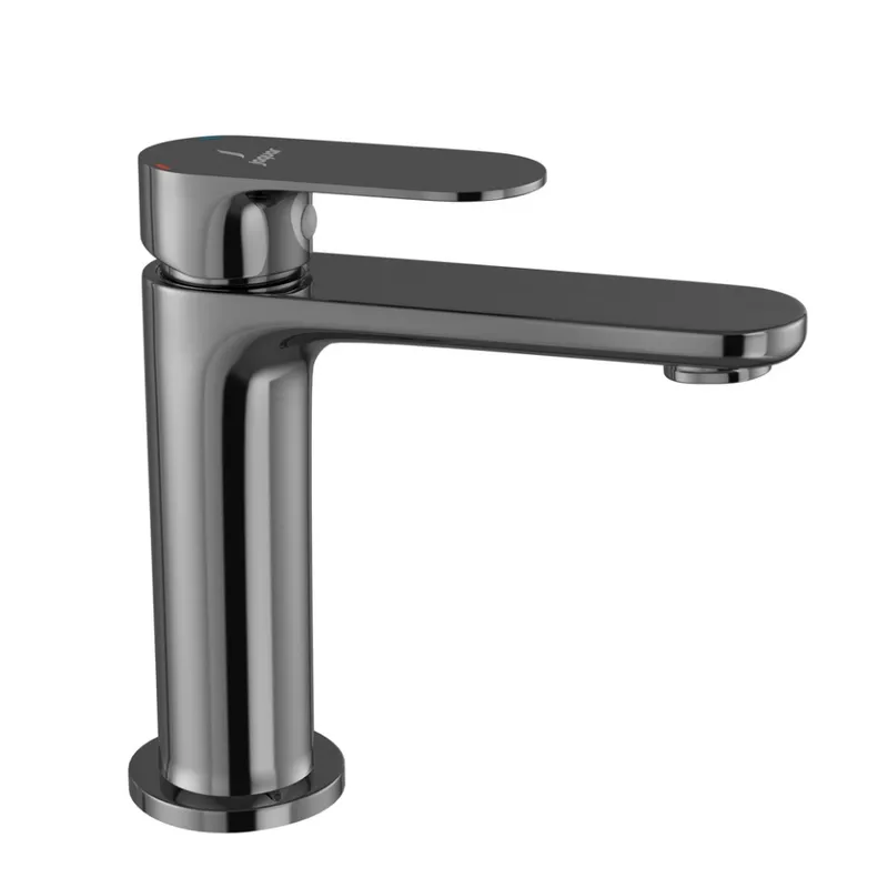 Jaquar Opal Black Chrome Prime Mono Basin Mixer in Black Chrome