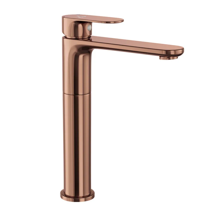 Jaquar Opal Blush Gold PVD Prime Extended Mono Basin Mixer in Blush Gold