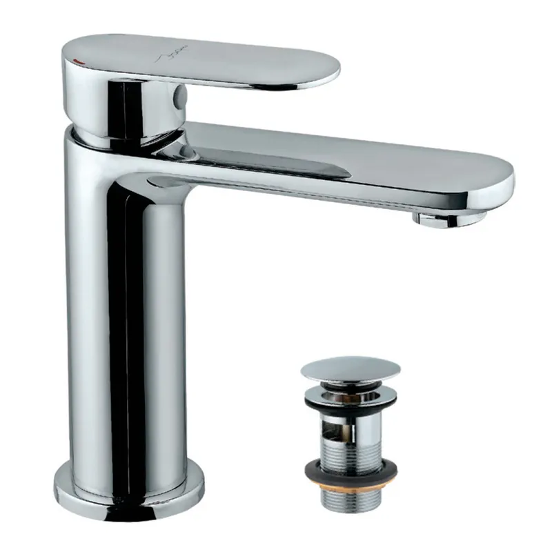 Jaquar Opal Chrome Prime Mono Basin Mixer Includes Compatible click clack waste in Chrome