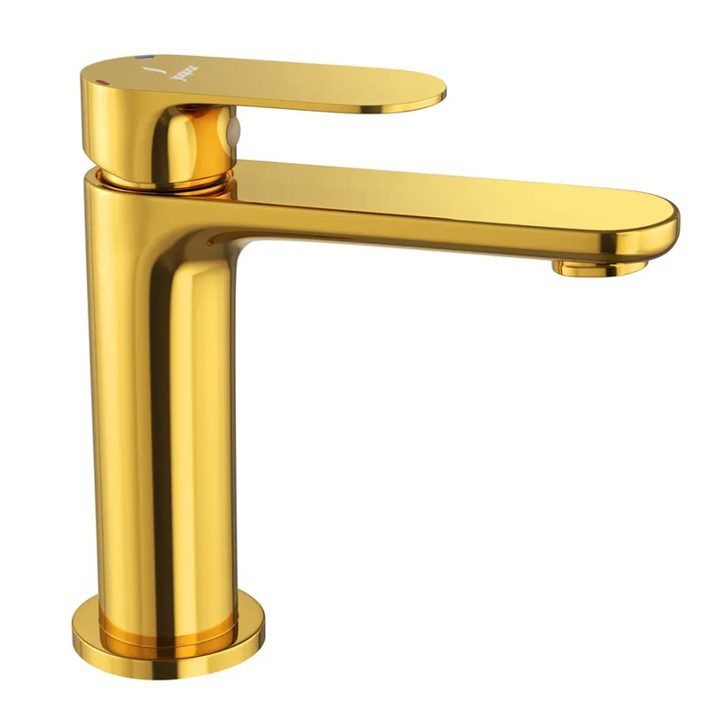 Jaquar Opal Gold Bright PVD Prime Mono Basin Mixer in Gold Bright