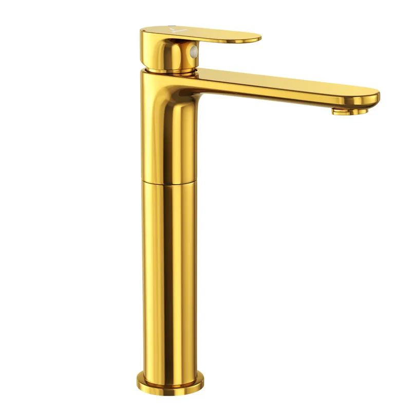Jaquar Opal Gold Bright PVD Prime Extended Mono Basin Mixer in Gold Bright