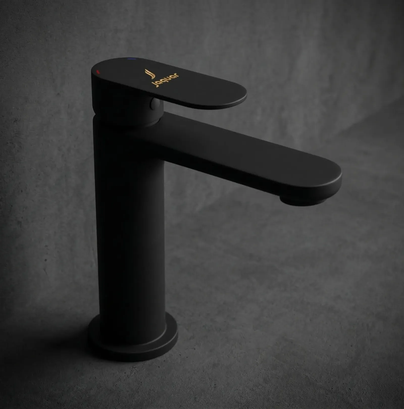 Jaquar Opal Black Matt Prime Mono Basin Mixer Includes Compatible click clack waste in Black Matt - photograph 4