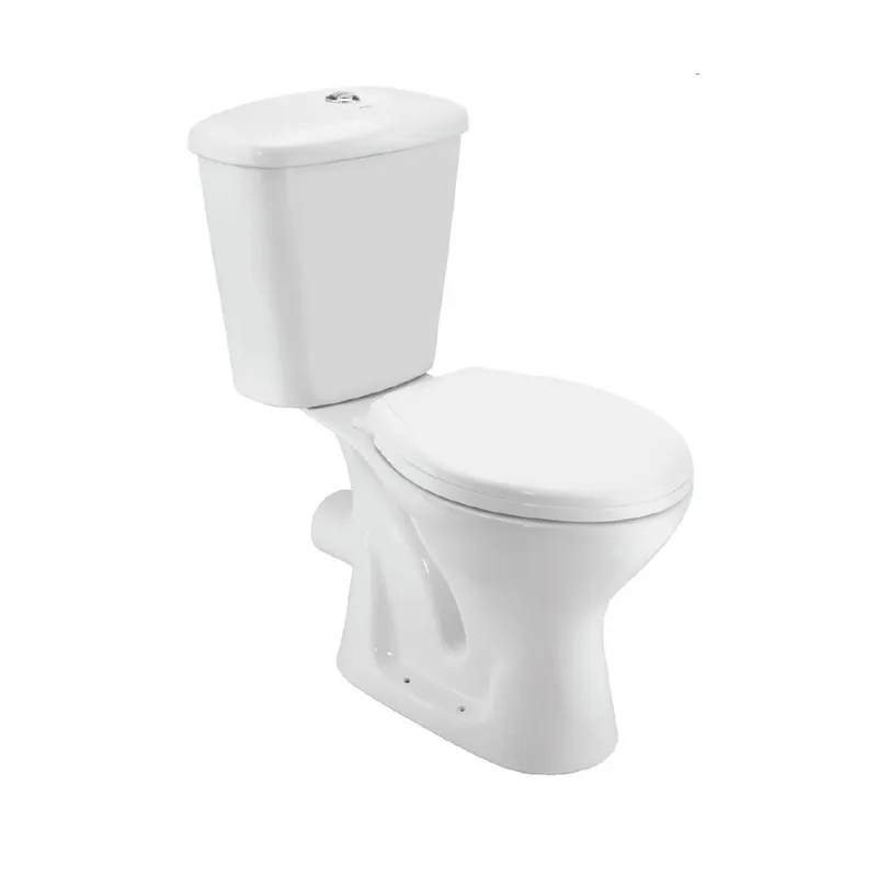 Jaquar White Continental Bowl With Cistern For Coupled WC With PP Soft Close Seat Cover in White Gloss