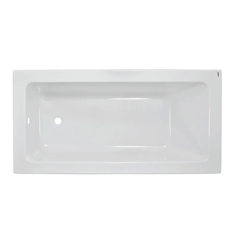 Jaquar White Fonte Built-in Bathtub With Powder Coated MS Frame 1700X750mm in White Gloss