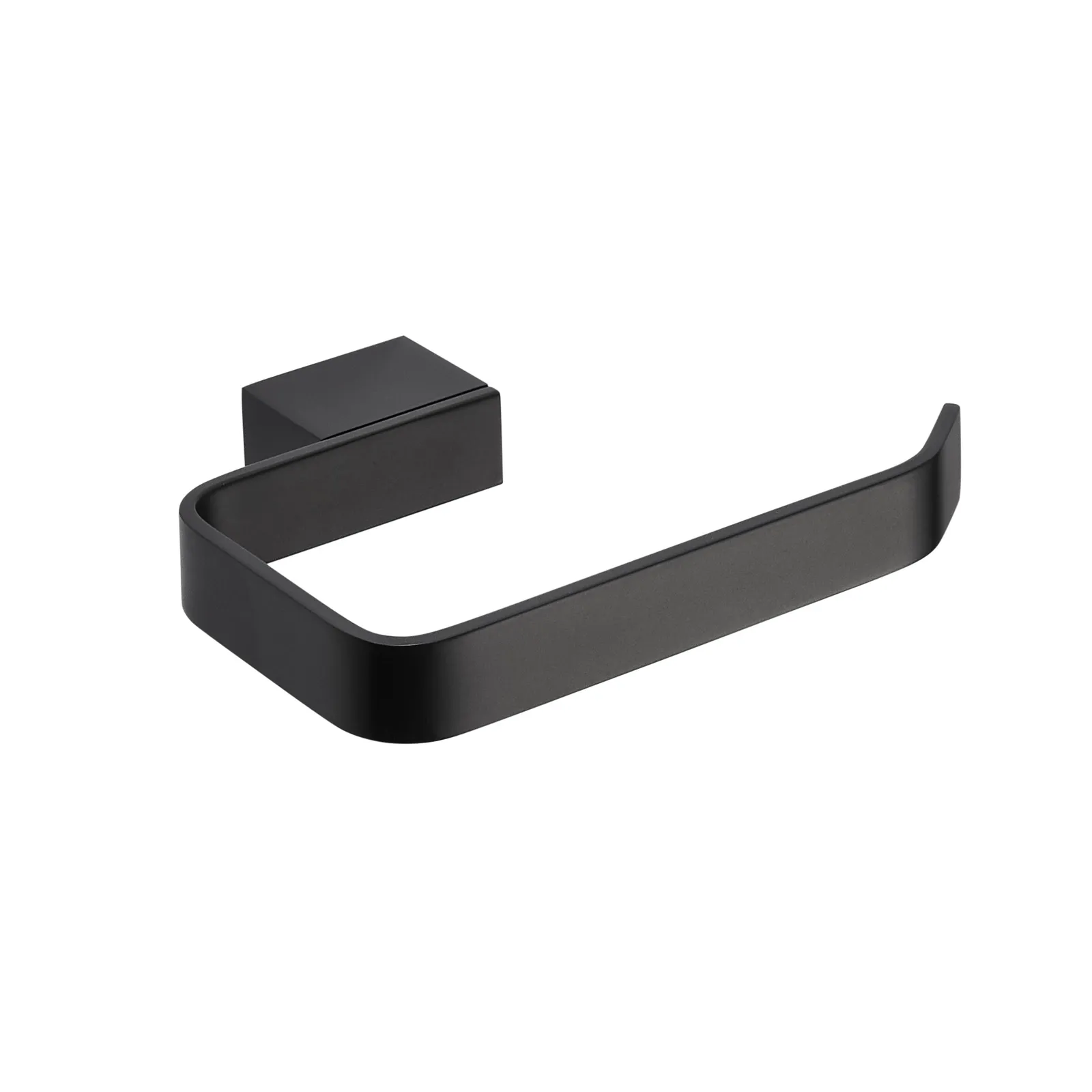 K-Vit Black Matt Premium Toilet Roll Holder in Black Matt
