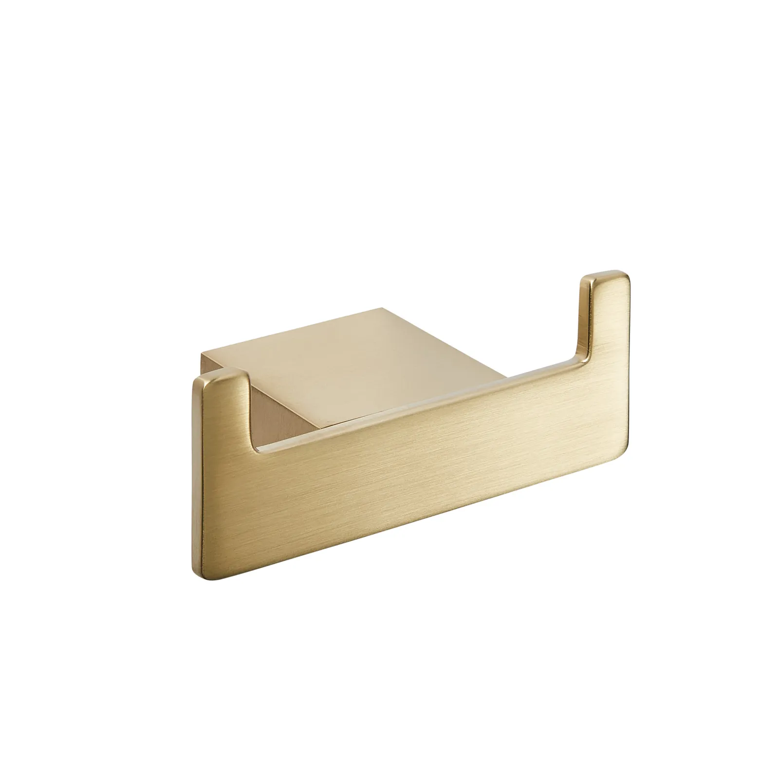 K-Vit Brushed Brass Premium Robe Hook in Brushed Brass
