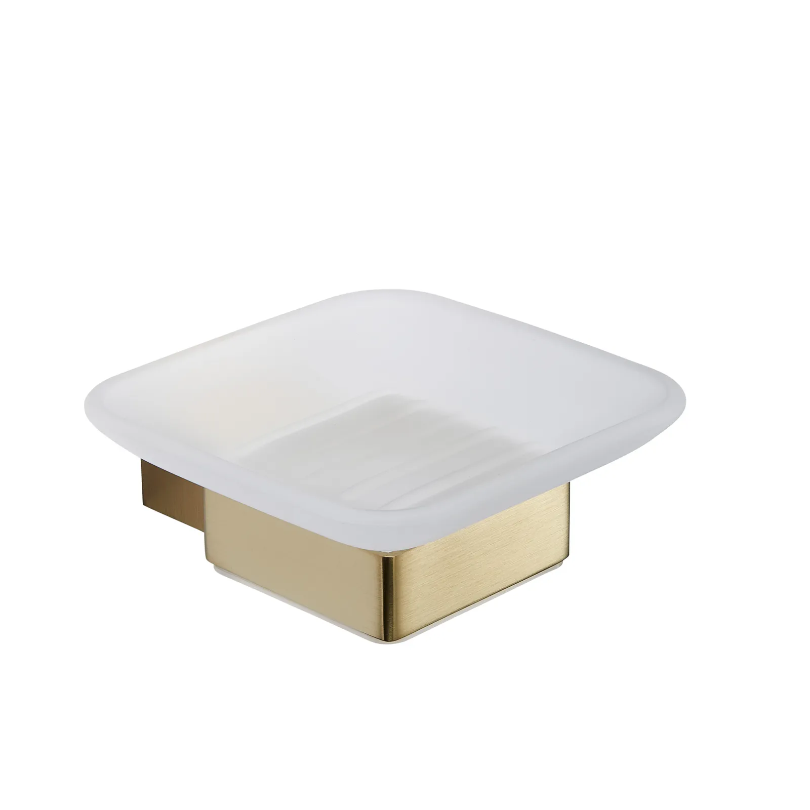 K-Vit Brushed Brass Premium Soap Dish Holder in Brushed Brass