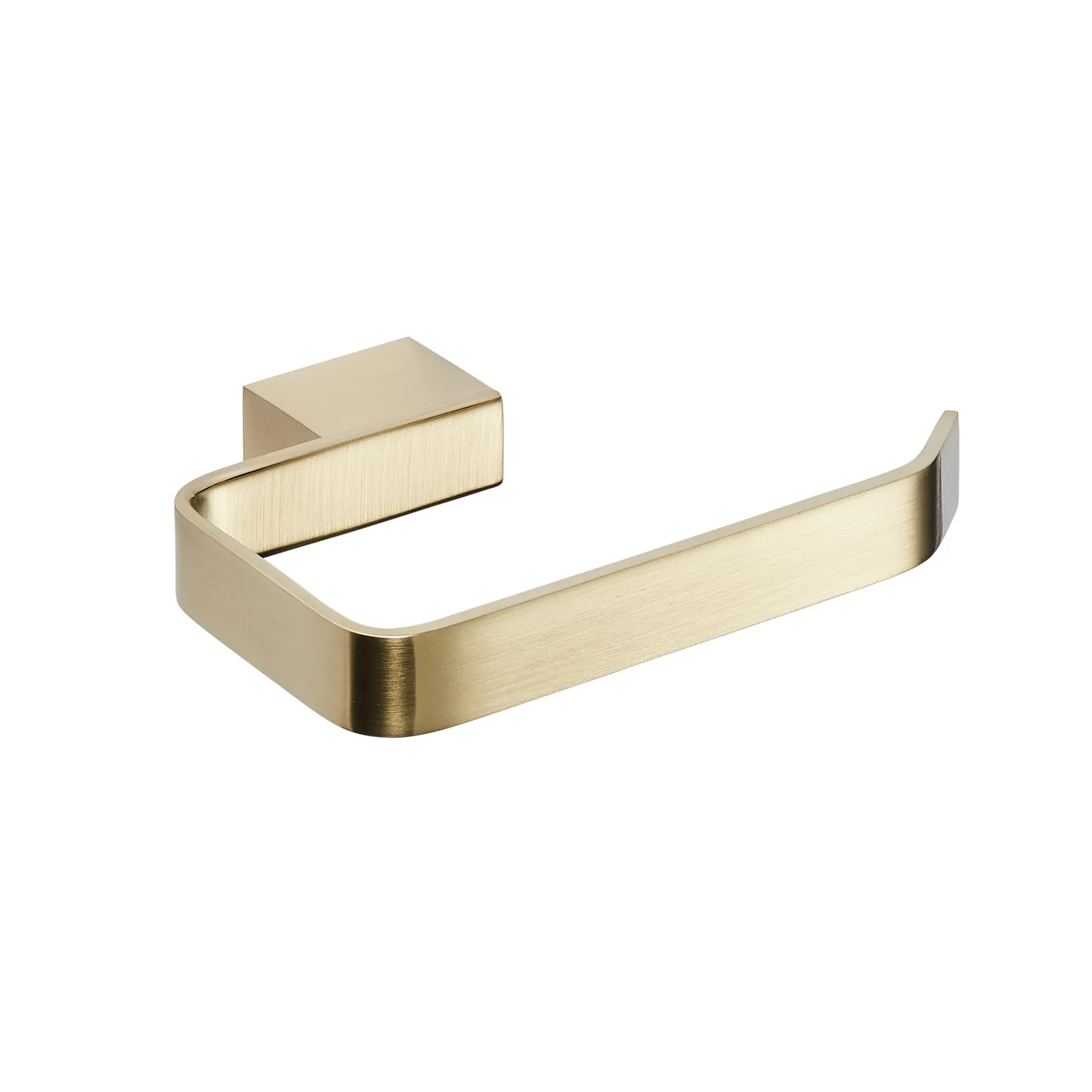 K-Vit Brushed Brass Premium Toilet Roll Holder in Brushed Brass