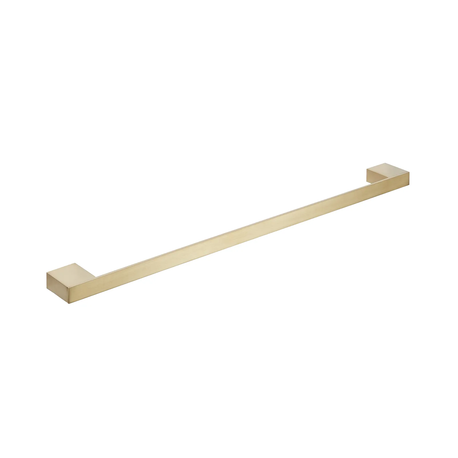 K-Vit Brushed Brass Premium Towel Bar in Brushed Brass