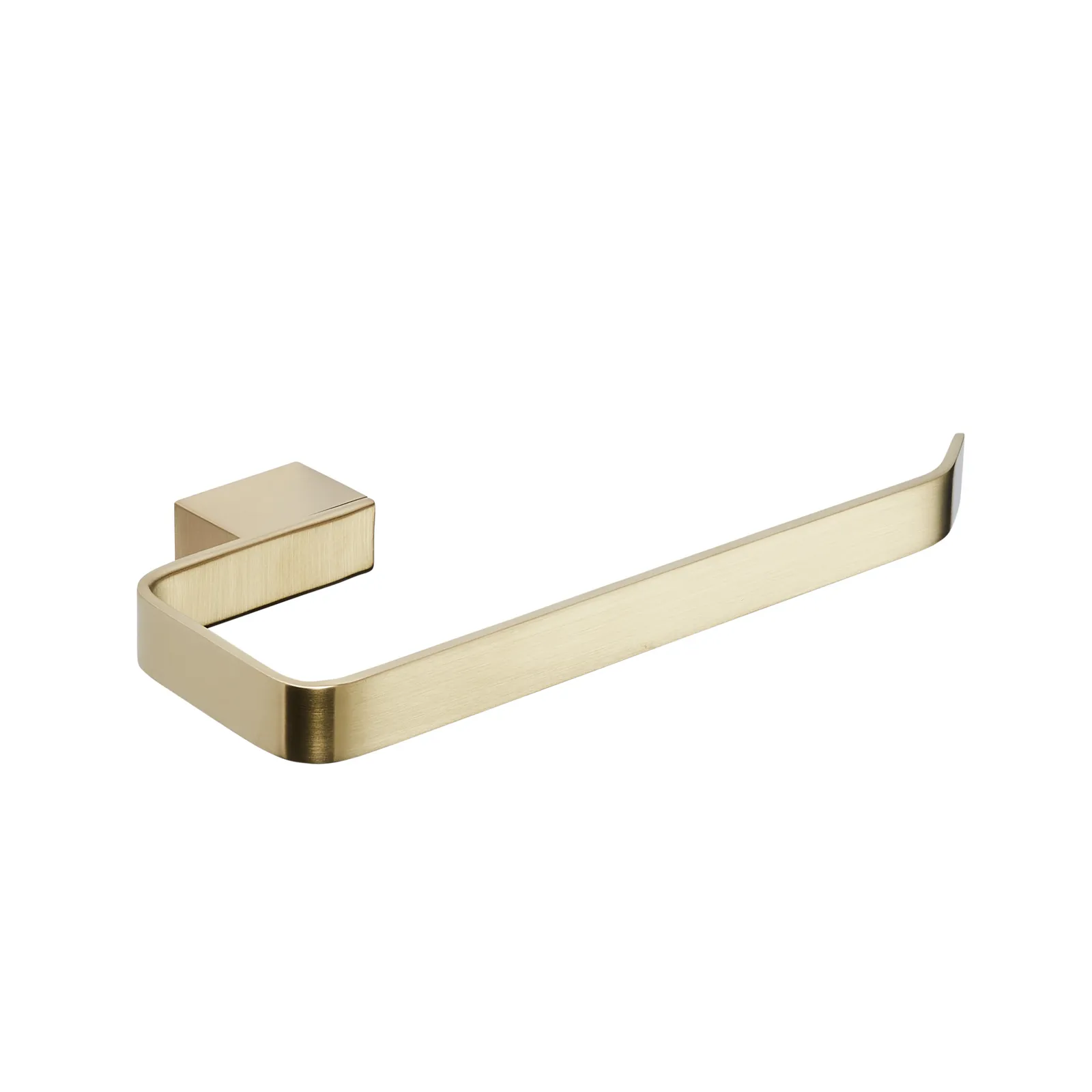 K-Vit Brushed Brass Premium Towel Ring in Brushed Brass