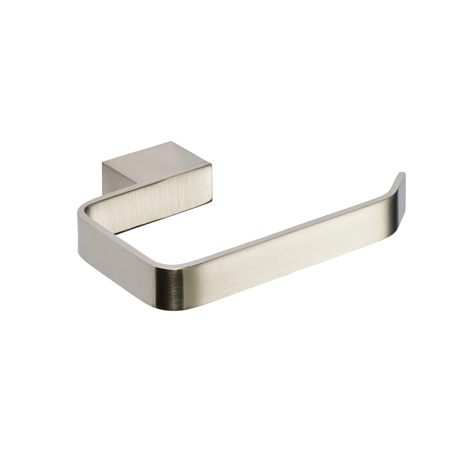 K-Vit Brushed Nickel Premium Toilet Roll Holder in Brushed Nickel