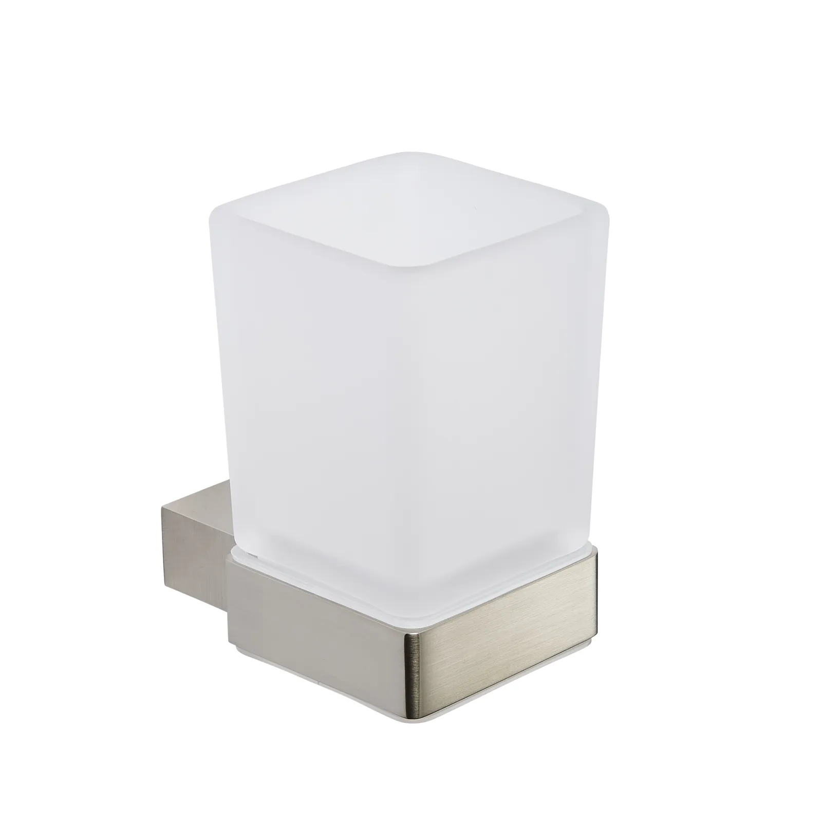 K-Vit Brushed Nickel Premium Tumbler Holder in Brushed Nickel