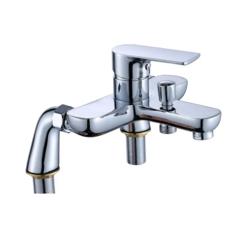 Kiel Single Lever Bath Shower Mixer with Kit Chrome Plated in Chrome