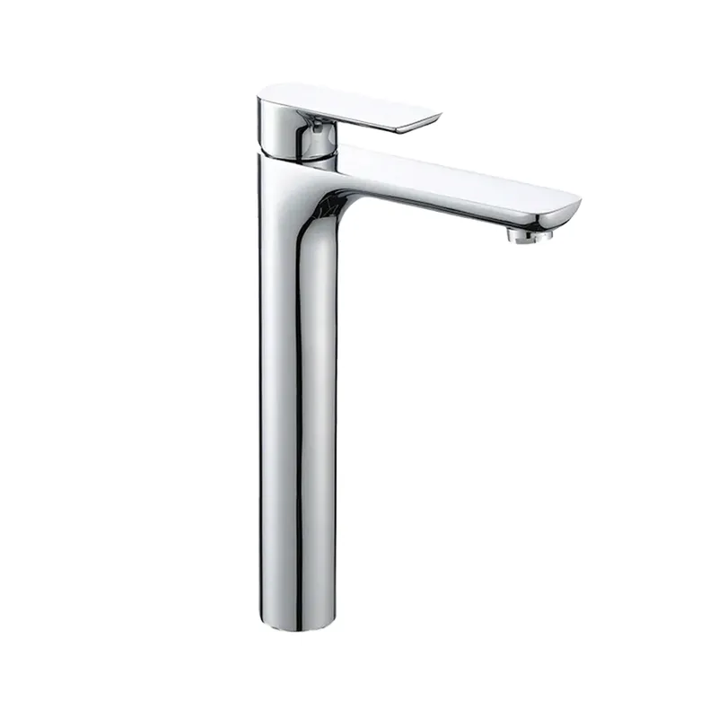 Kiel Single Lever Tall Basin Mixer Chrome Plated in Chrome