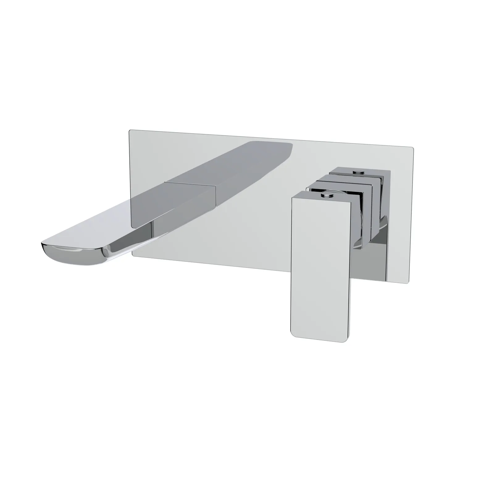Kolt Chrome Wall Mounted Basin Mixer Tap in Chrome