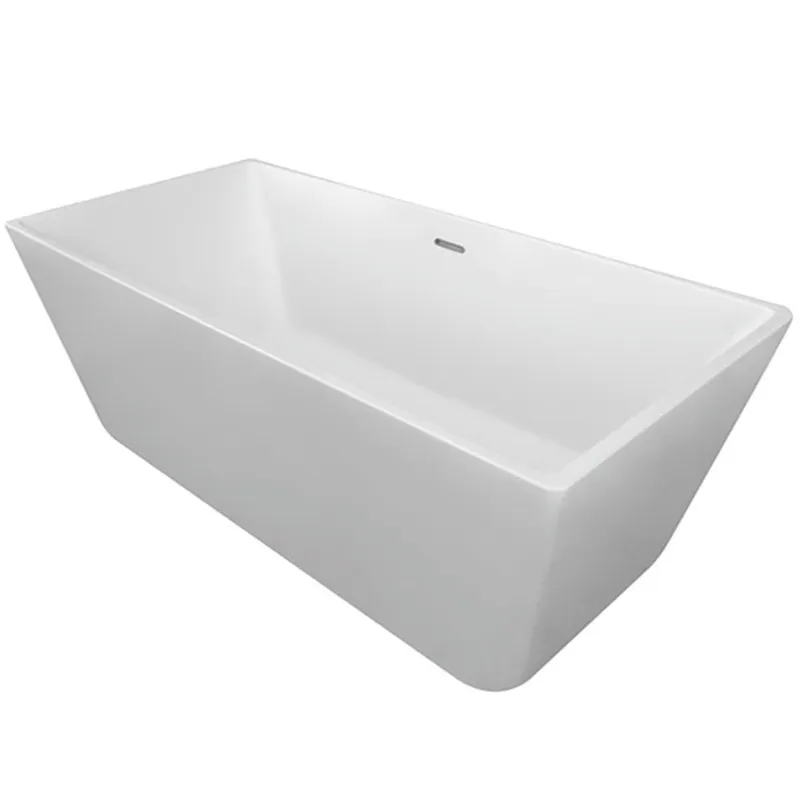 Kruze White Glossy Morden Freestanding Bath 1730x830mm in White Gloss - photograph 2