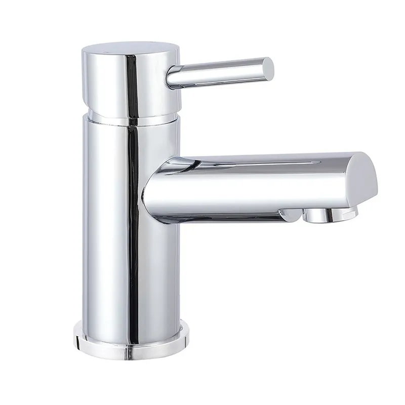 Lyon Cloakroom Mini Basin Mixer With Basin Waste Chrome Plated in Chrome