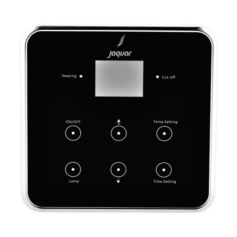 Mid Black Control Panel EA For Jaquar Steam Generator in Black Matt