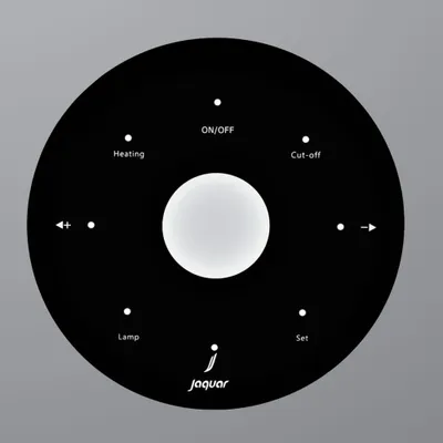 Mid Black Control Panel Gorh For Jaquar Steam Generator in Black Matt