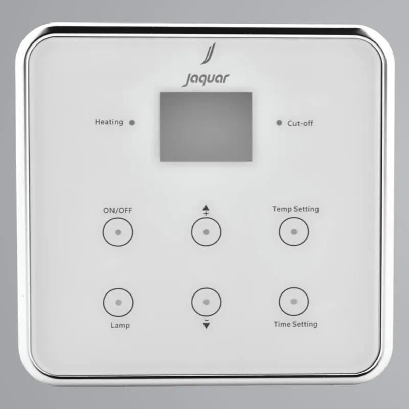 Mid White Control Panel EA For Jaquar Steam Generator in White Gloss