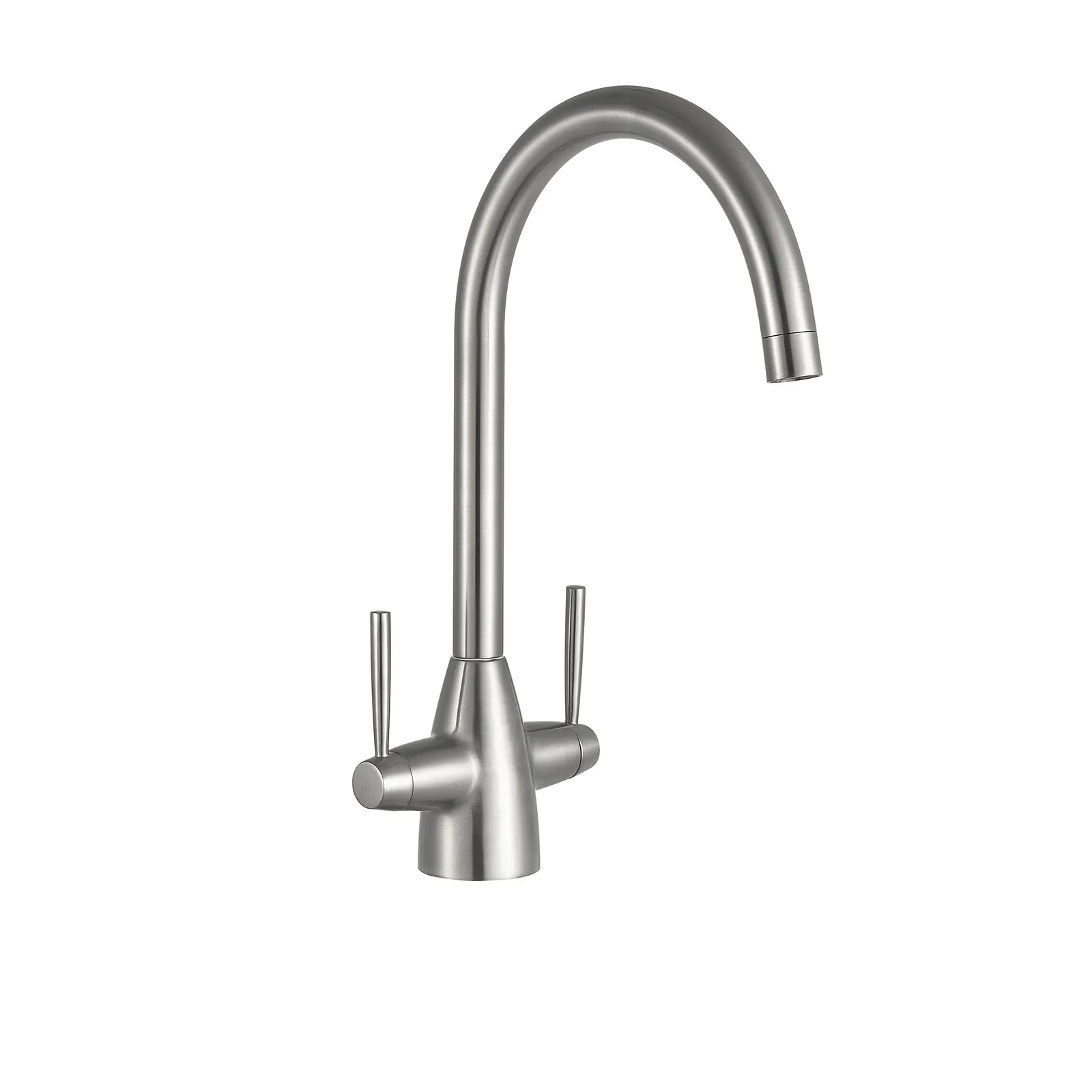 Moda Brushed Steel Mono Sink Mixer Tap in Stainless Steel