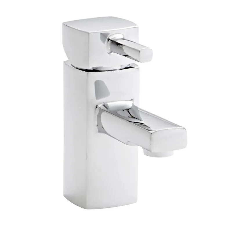 Mode Chrome Mini Mono Basin Mixer Tap With Click Waste in Chrome