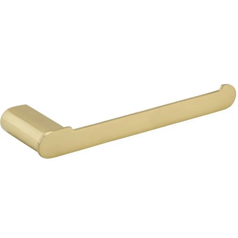 Ottone Brushed Brass Towel Rail in Brushed Brass