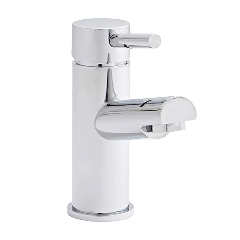 Plan Chrome Mono Basin Mixer Tap With Click Waste in Chrome