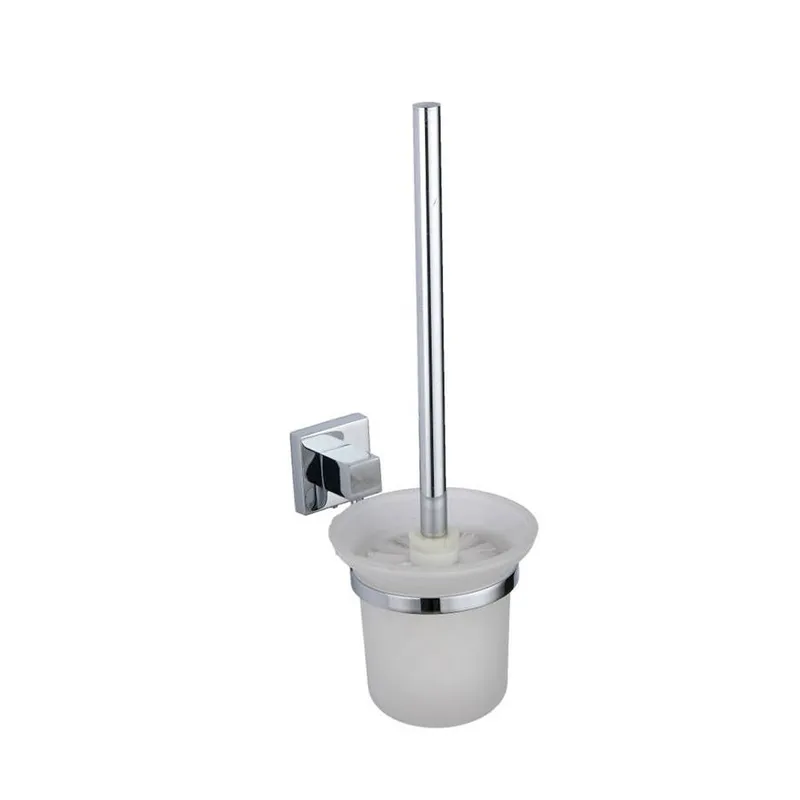 Pure Chrome Toilet Brush & Holder in Chrome
