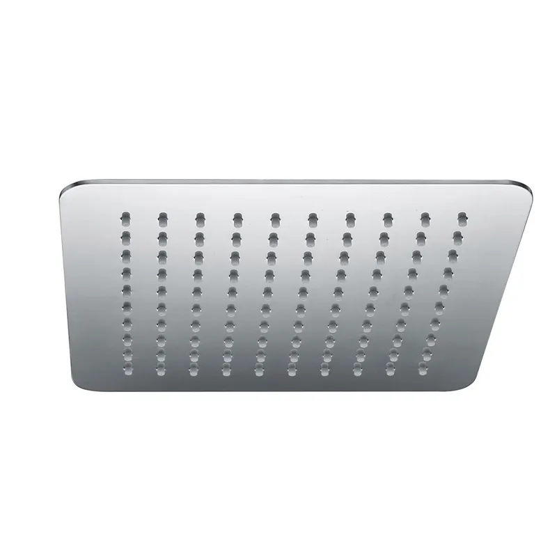 Slim Ceiling Mounted Overhead Shower 400mmx400mmx2mm Chrome Plated in Chrome