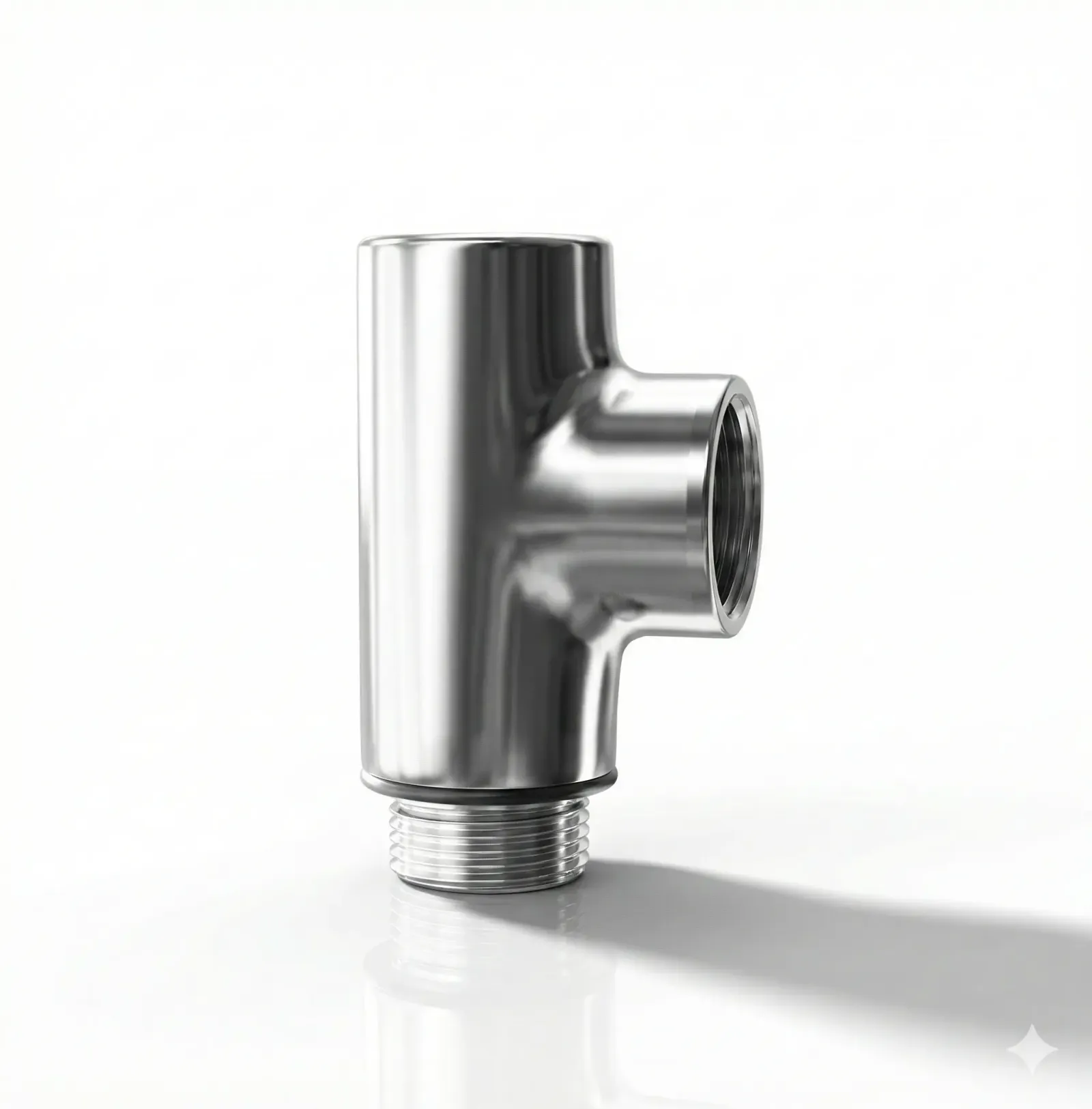 Universal Chrome Radiator Valve Connector Joint Fitting
