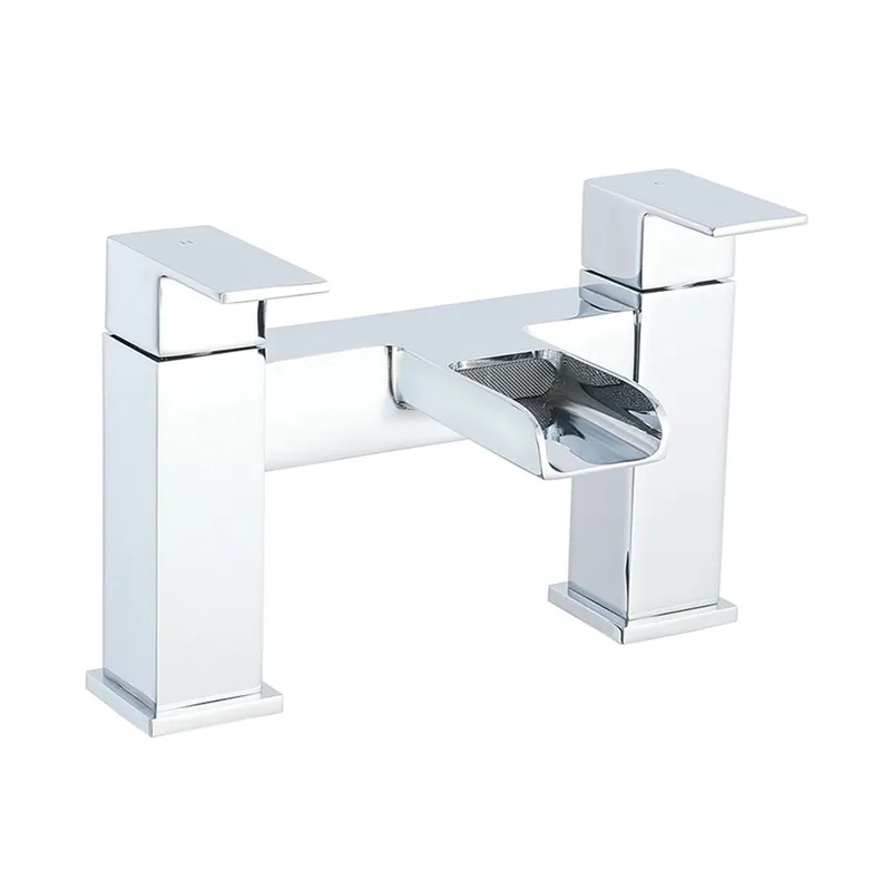 Waterfall Bath H Type Filler tap Chrome Plated in Chrome