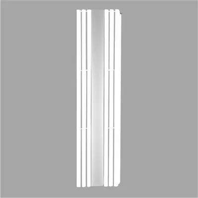 Technical drawing for White Rio Double Designer Vertical Column with Mirror Radiator 500mm x 1800mm